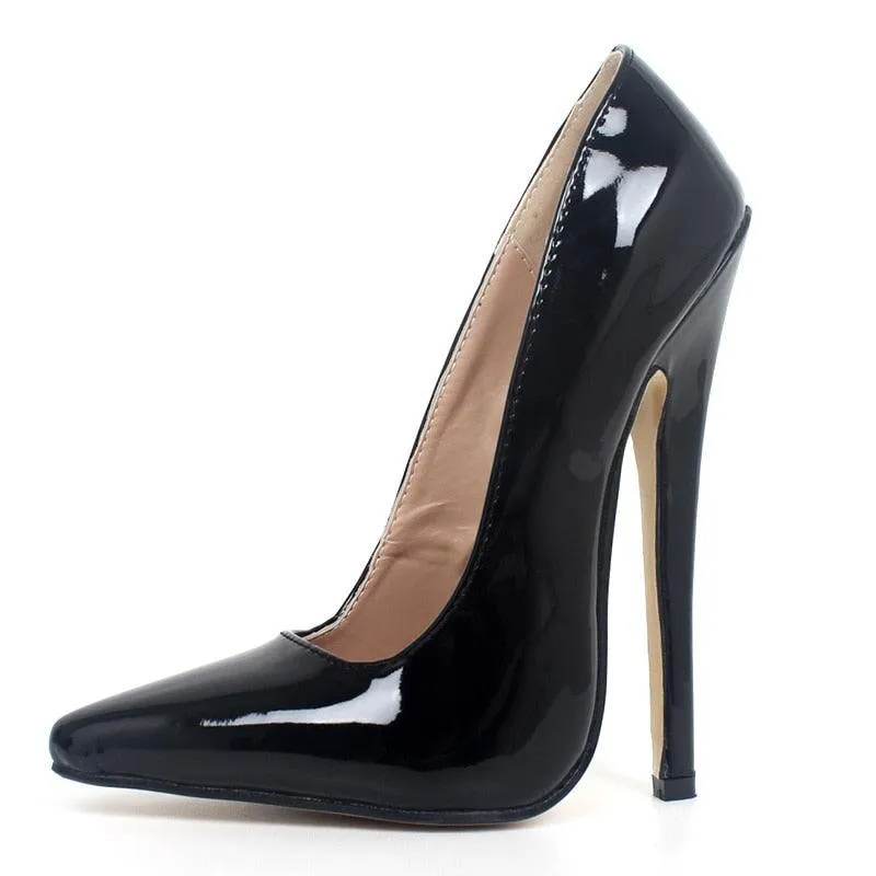 Patent Leather 18 cm High Heel Stilettos