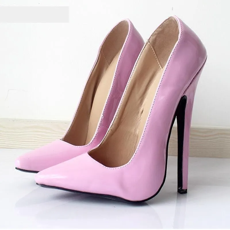 Patent Leather 18 cm High Heel Stilettos