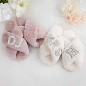 Personalized Bridal Slippers