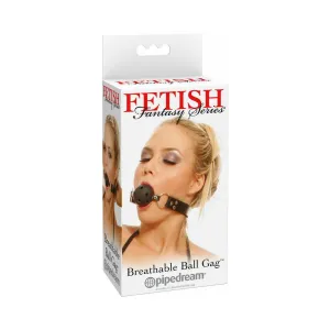 Pipedream Fetish Fantasy Series Adjustable Breathable Ball Gag Black