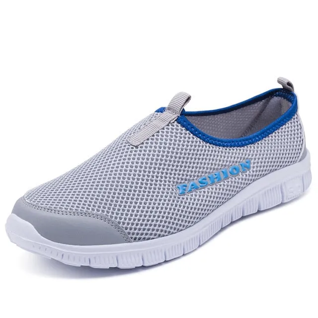 Plus Size Women Light Sneakers Casual Mesh Breathable Flat Shoes