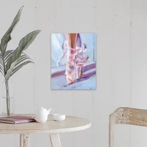 "Ballet Shoes" Canvas Wall Art