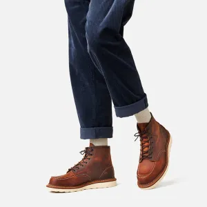 RED WING SHOES - Polacco Classic Moc Toe 1907 - Rough Copper