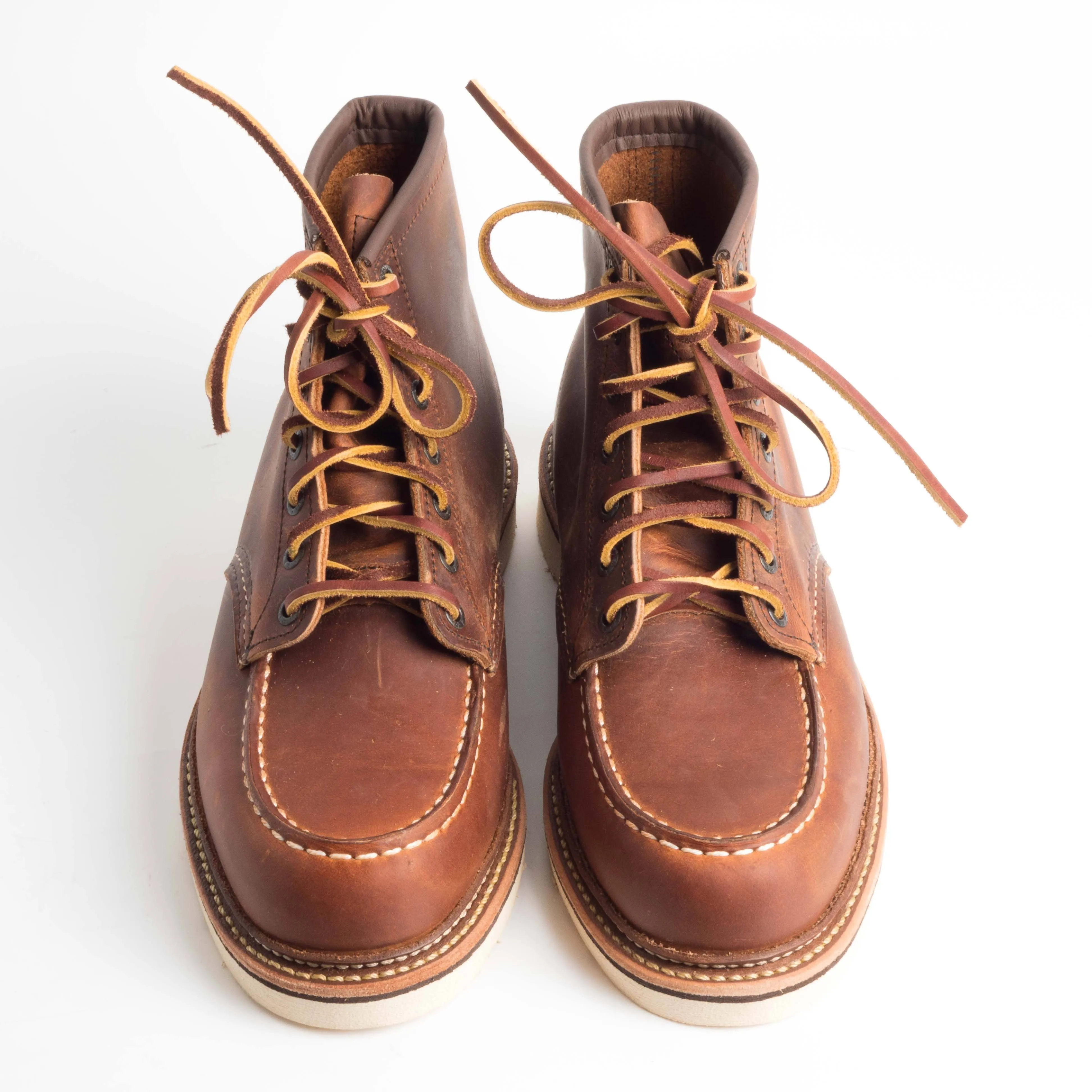 RED WING SHOES - Polacco Classic Moc Toe 1907 - Rough Copper