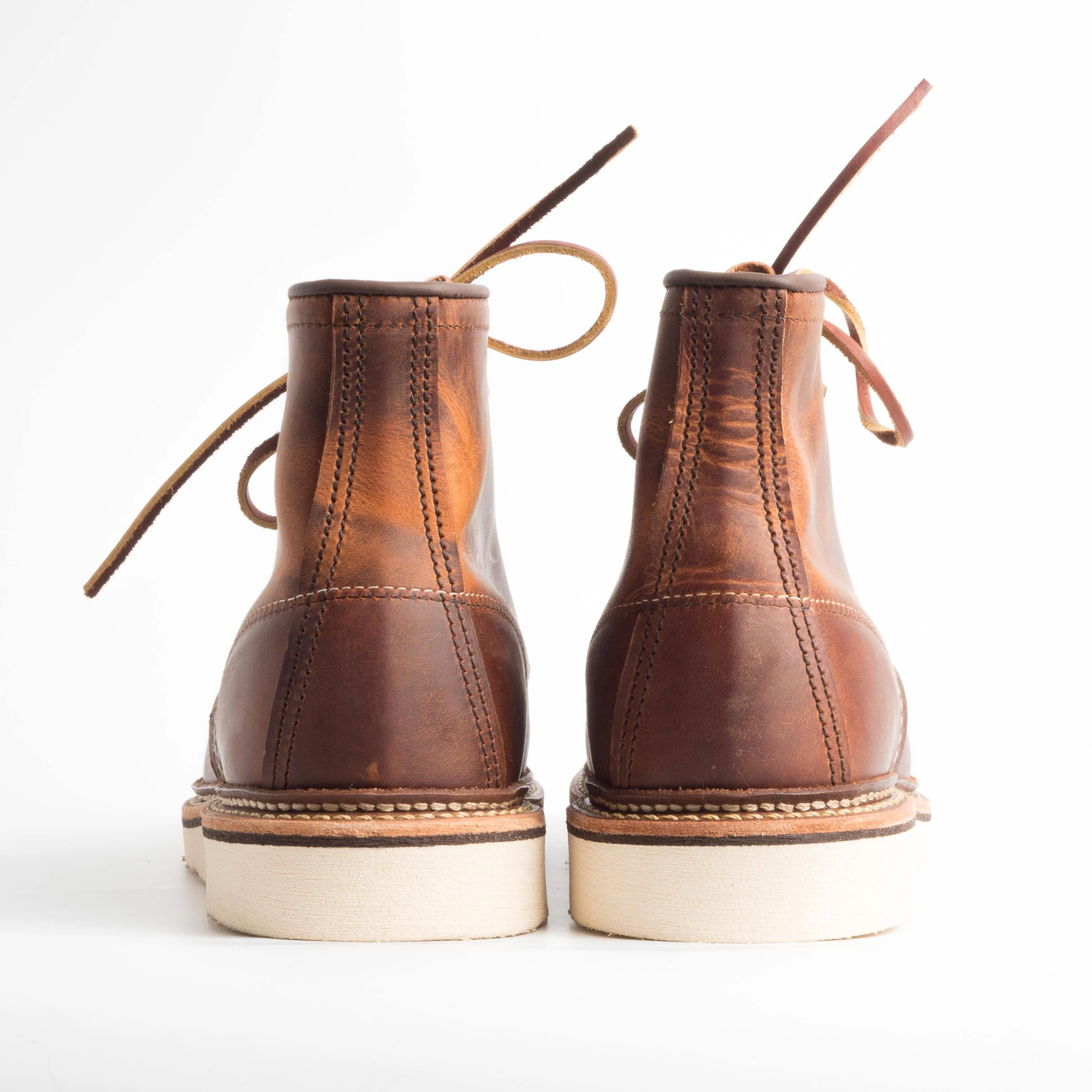 RED WING SHOES - Polacco Classic Moc Toe 1907 - Rough Copper