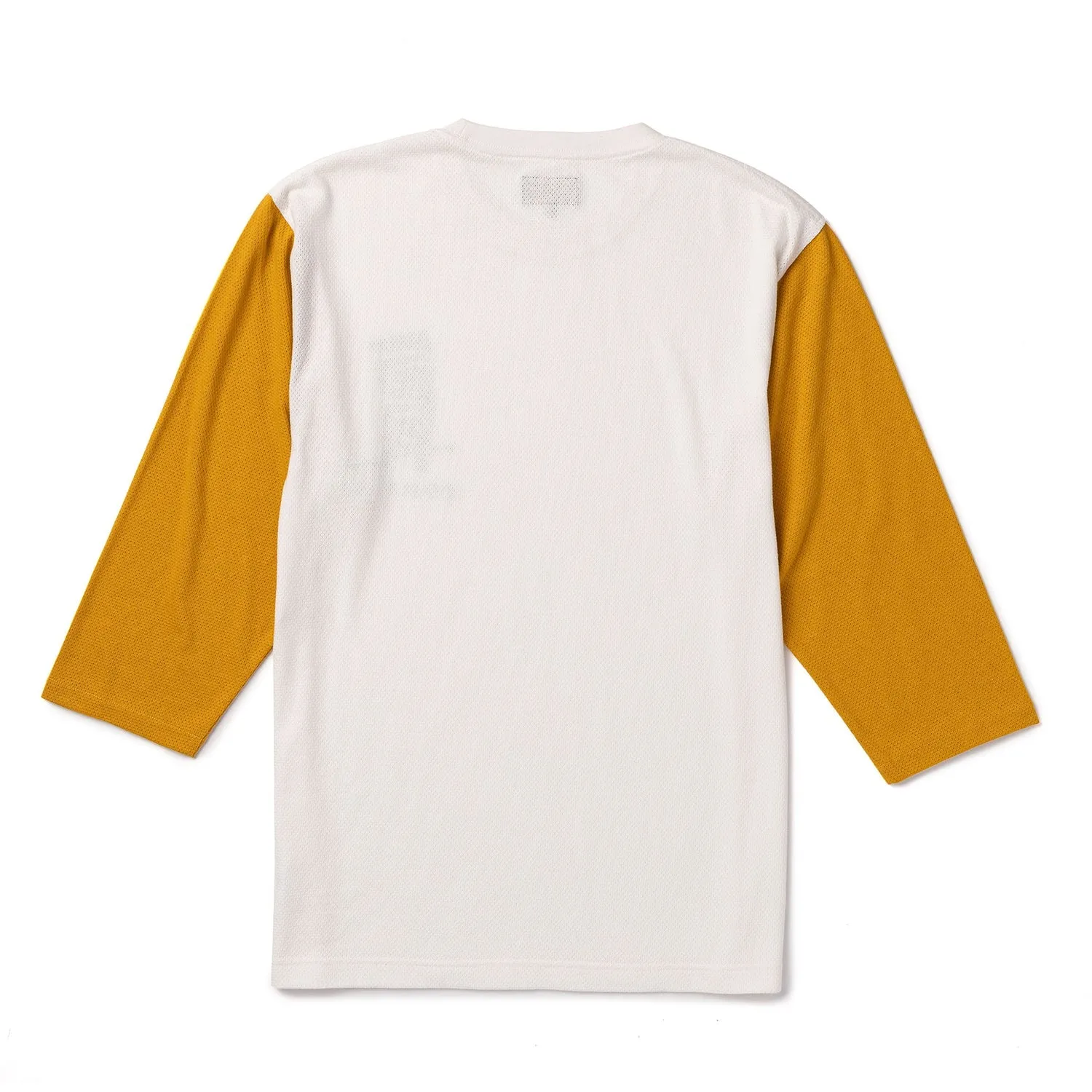 Seager Trailhead 3/4 Sleeve - Old Gold/Vintage White