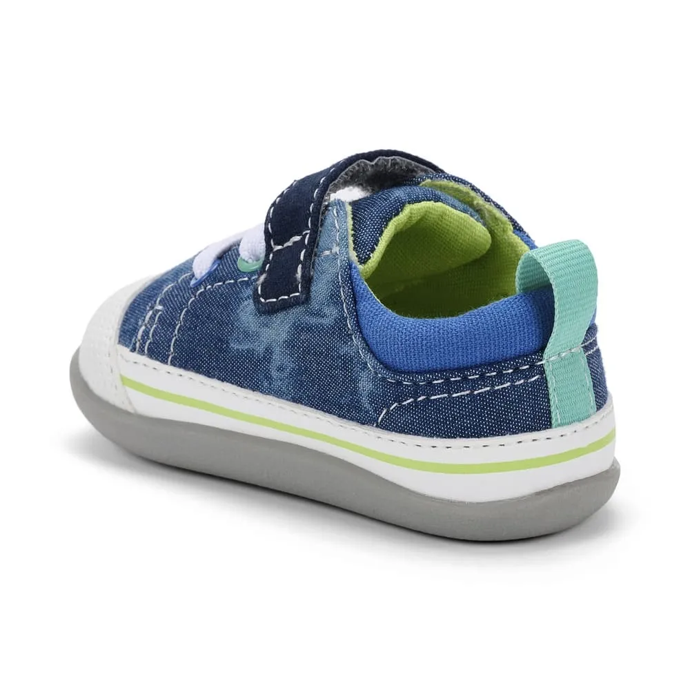 See Kai Run First Walker Shoes Stevie - Blue Tie Dye