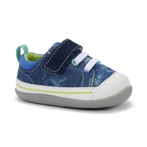 See Kai Run First Walker Shoes Stevie - Blue Tie Dye