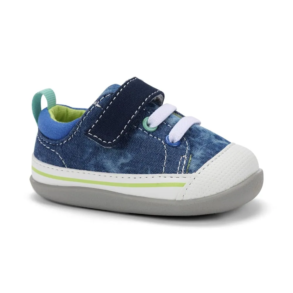 See Kai Run First Walker Shoes Stevie - Blue Tie Dye