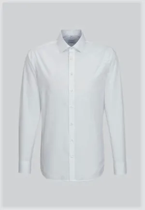 Seidensticker Single Cuff White Tailored Shirt