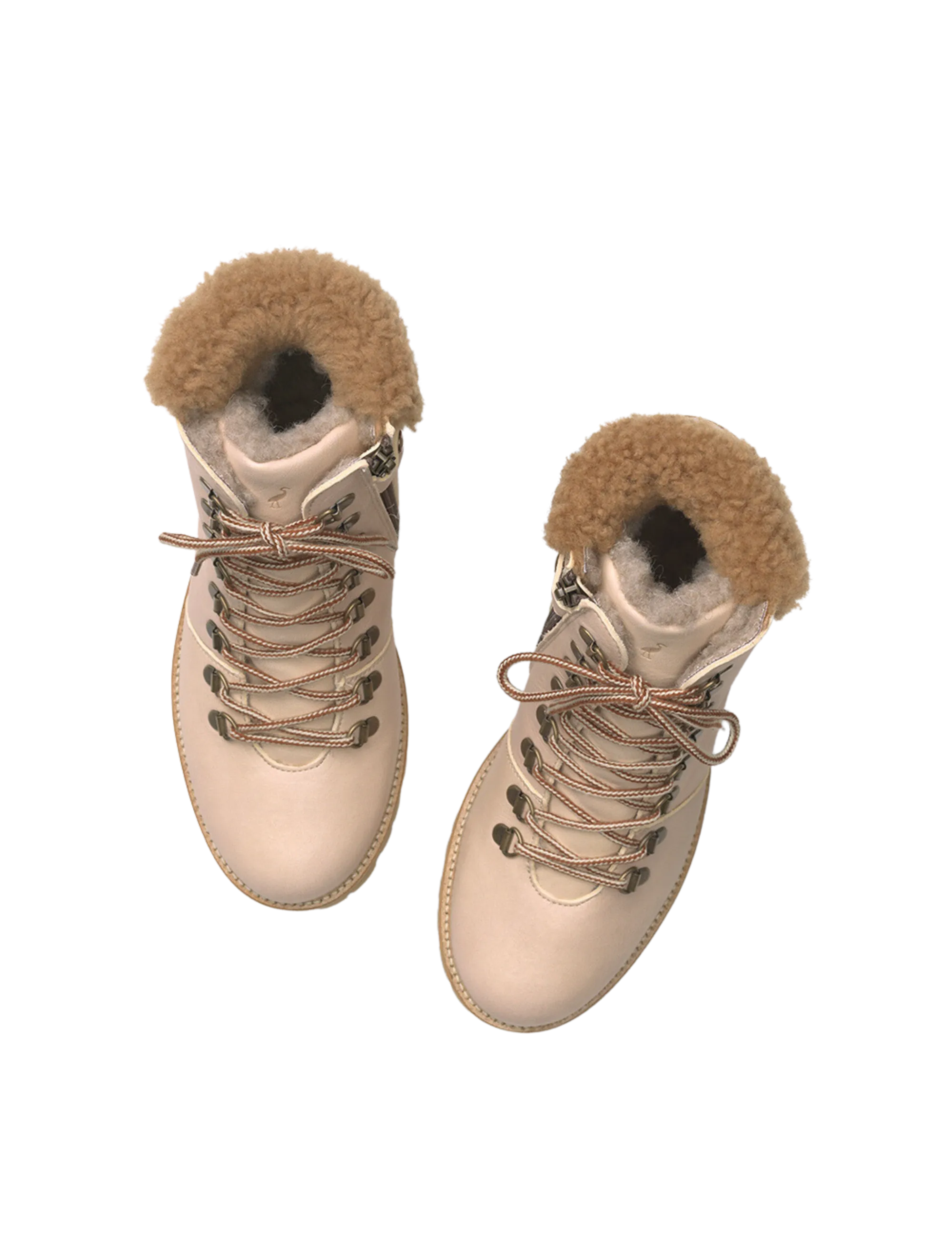 Shearling Winter Boot Women - Cream