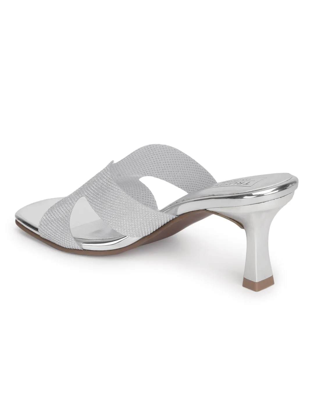 Silver Glitter Perspex Clear Stiletto Mules (TC-SLC-R506-SIL)