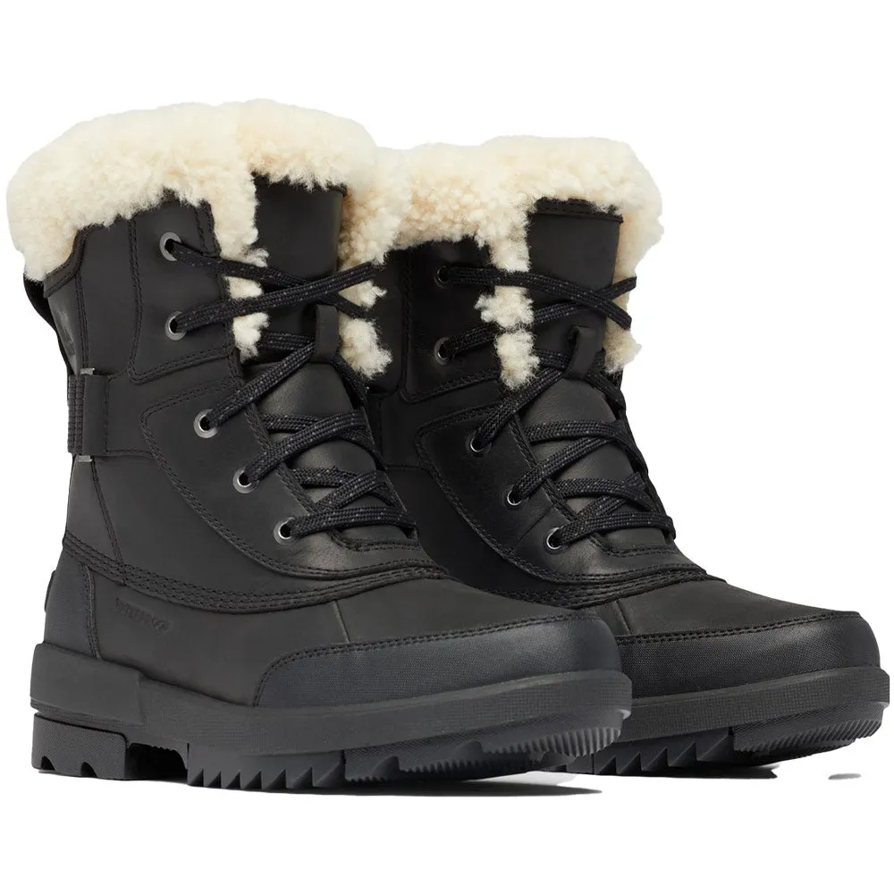 Sorel Tivoli™ IV Winter Parc Boot Velvet Black, Sea Salt Leather (Women's)