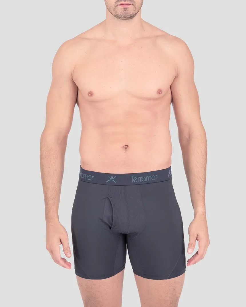 Terramar Cool Control Underwear - Men's Boxer Brief 6"