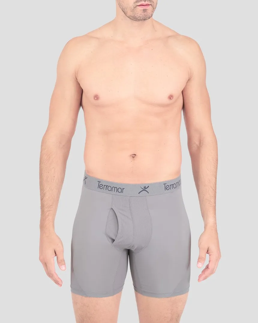 Terramar Cool Control Underwear - Men's Boxer Brief 6"