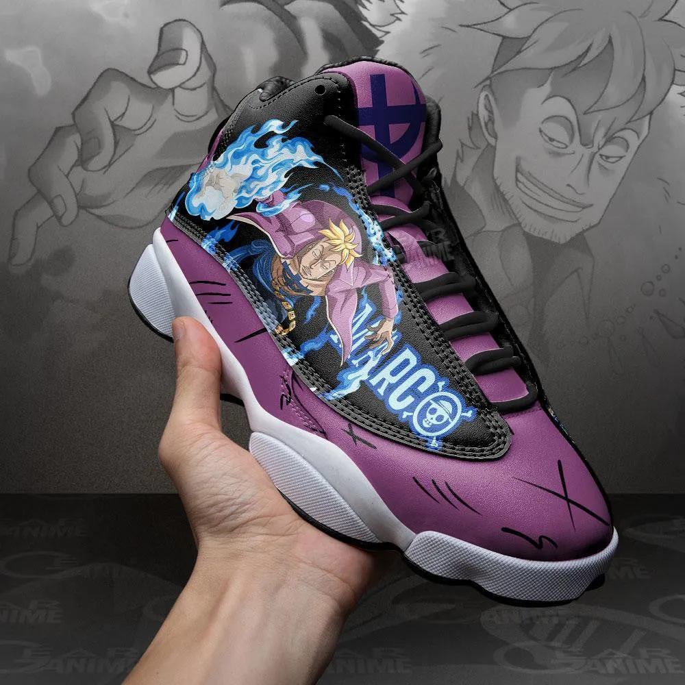 The Phoenix Marco Sneakers Custom Anime OP Shoes