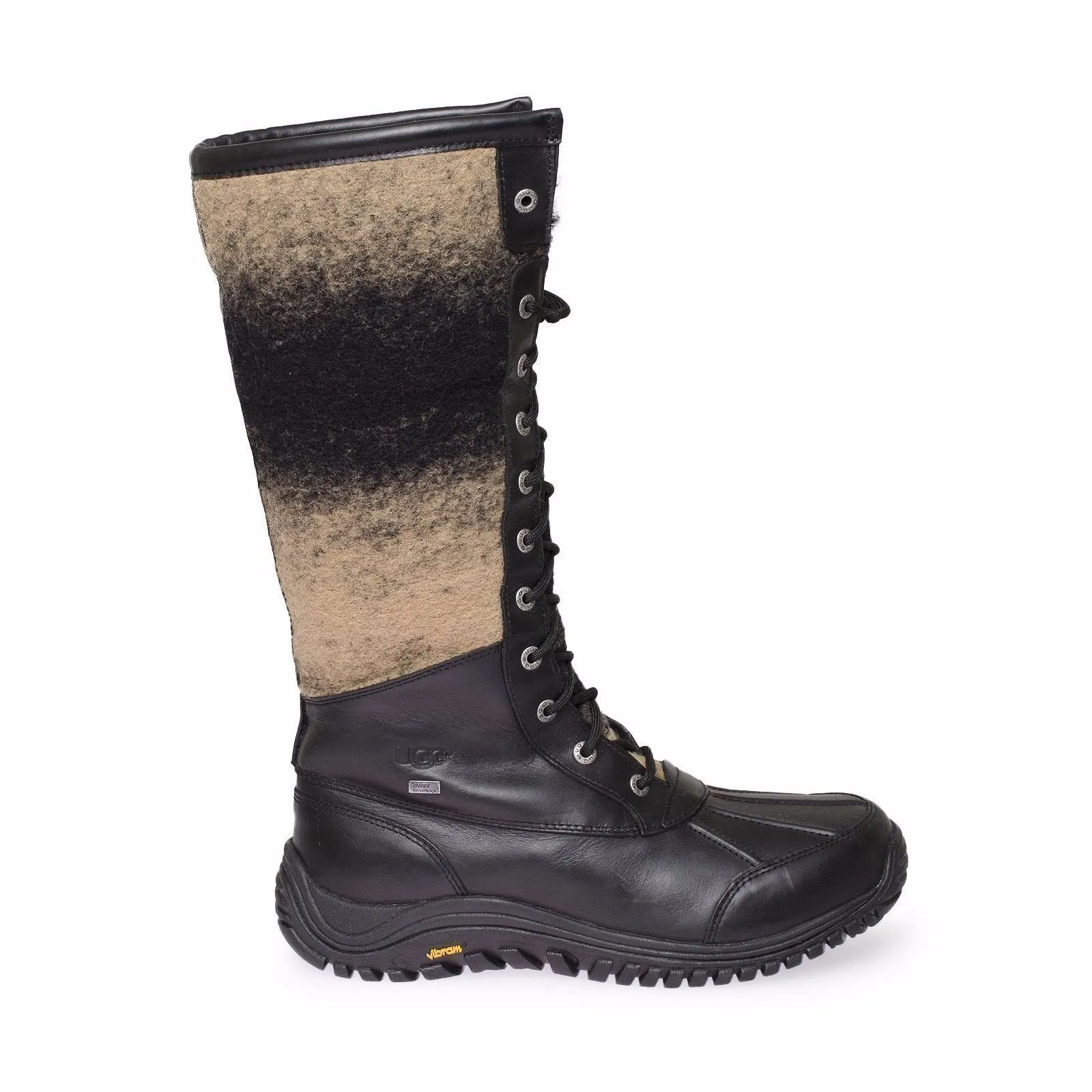 UGG Adirondack Tall Cold Weather Black Boots