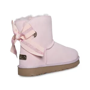 UGG Customizable Bailey Bow Mini Seashell Pink Boots - Women's