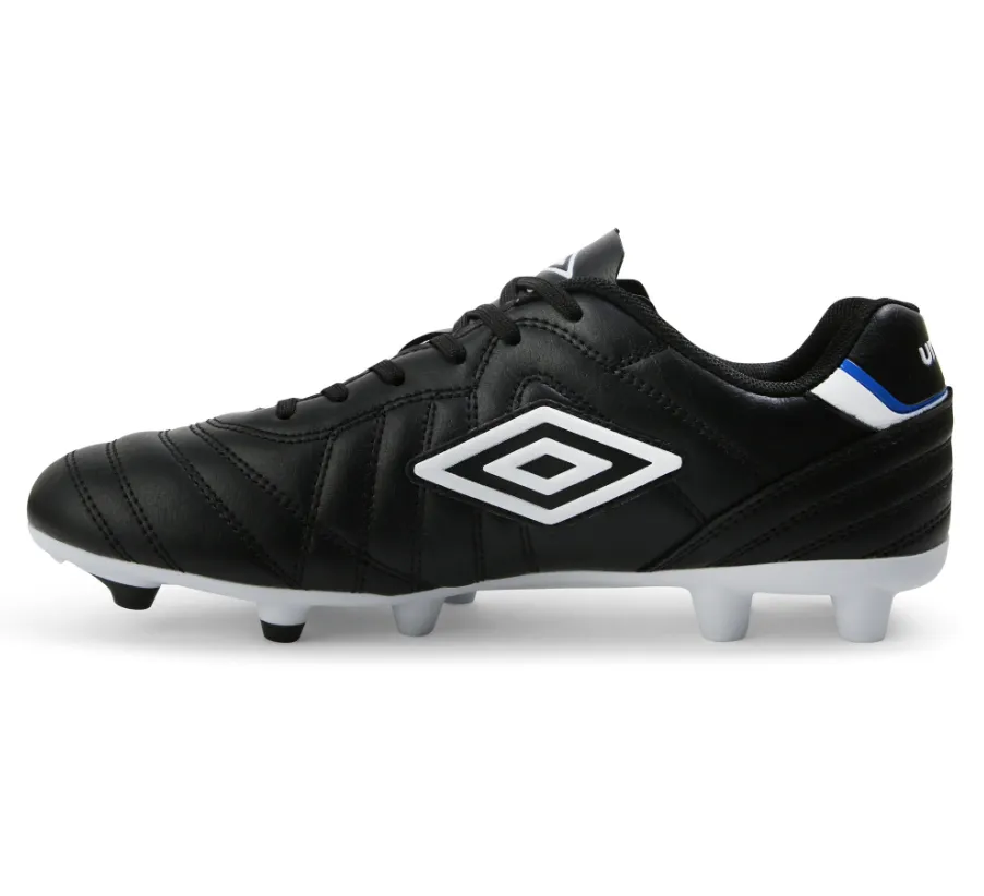 Umbro Adults Football Boot Speciali Liga FG Black/White/TW Royal