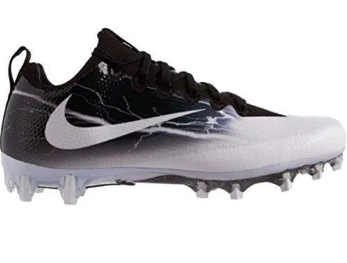 Untouchable Pro Lightning Football Cleats 12 Black/Medium GreyWhite