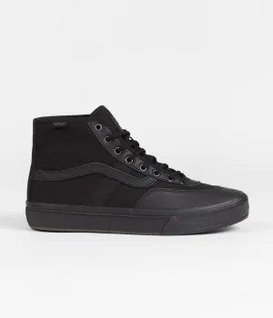 Vans Crockett High Shoes - Butter Leather Black / Black