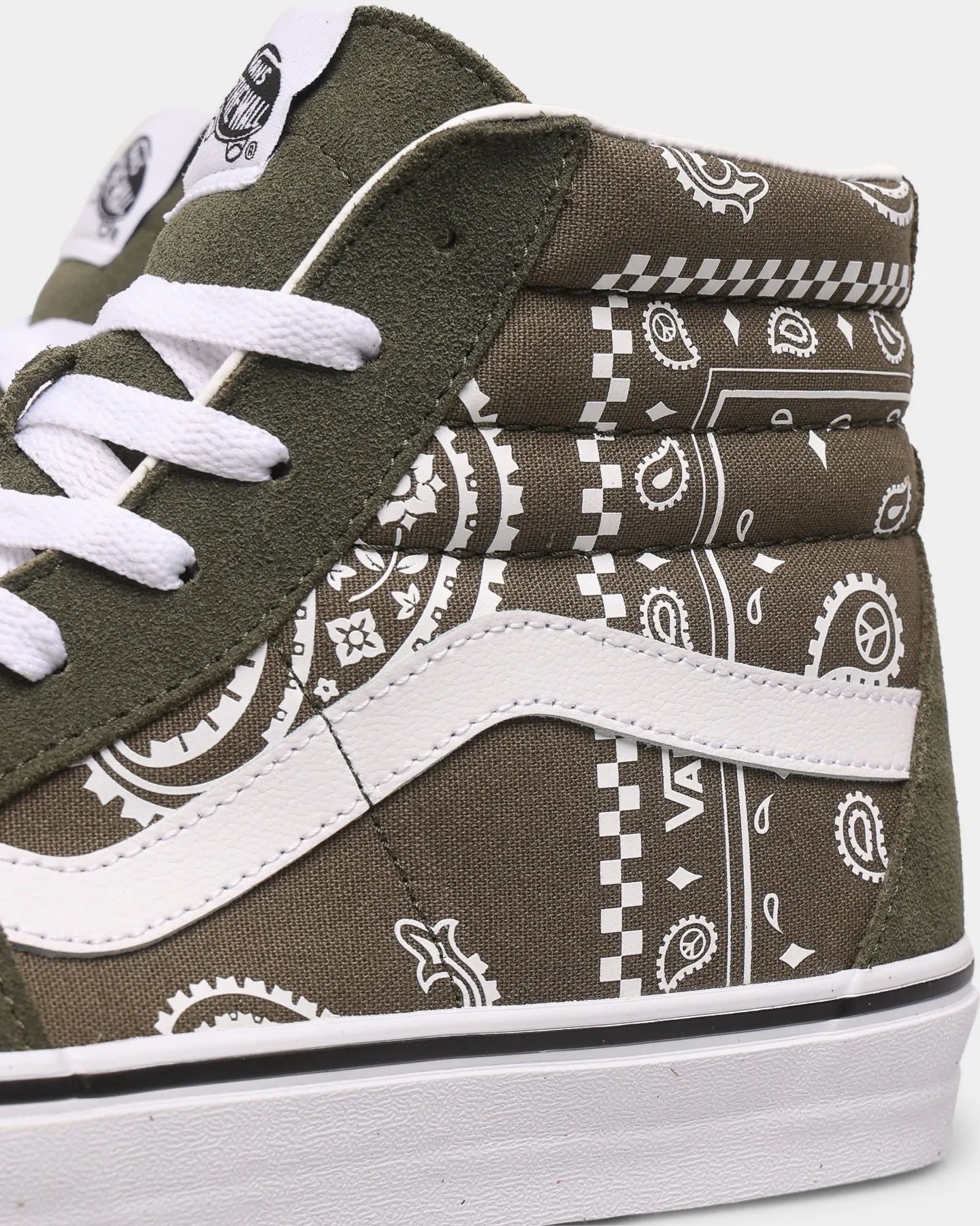 Vans SK8-HI 'Peace Paisley' Grape Leaf/True White