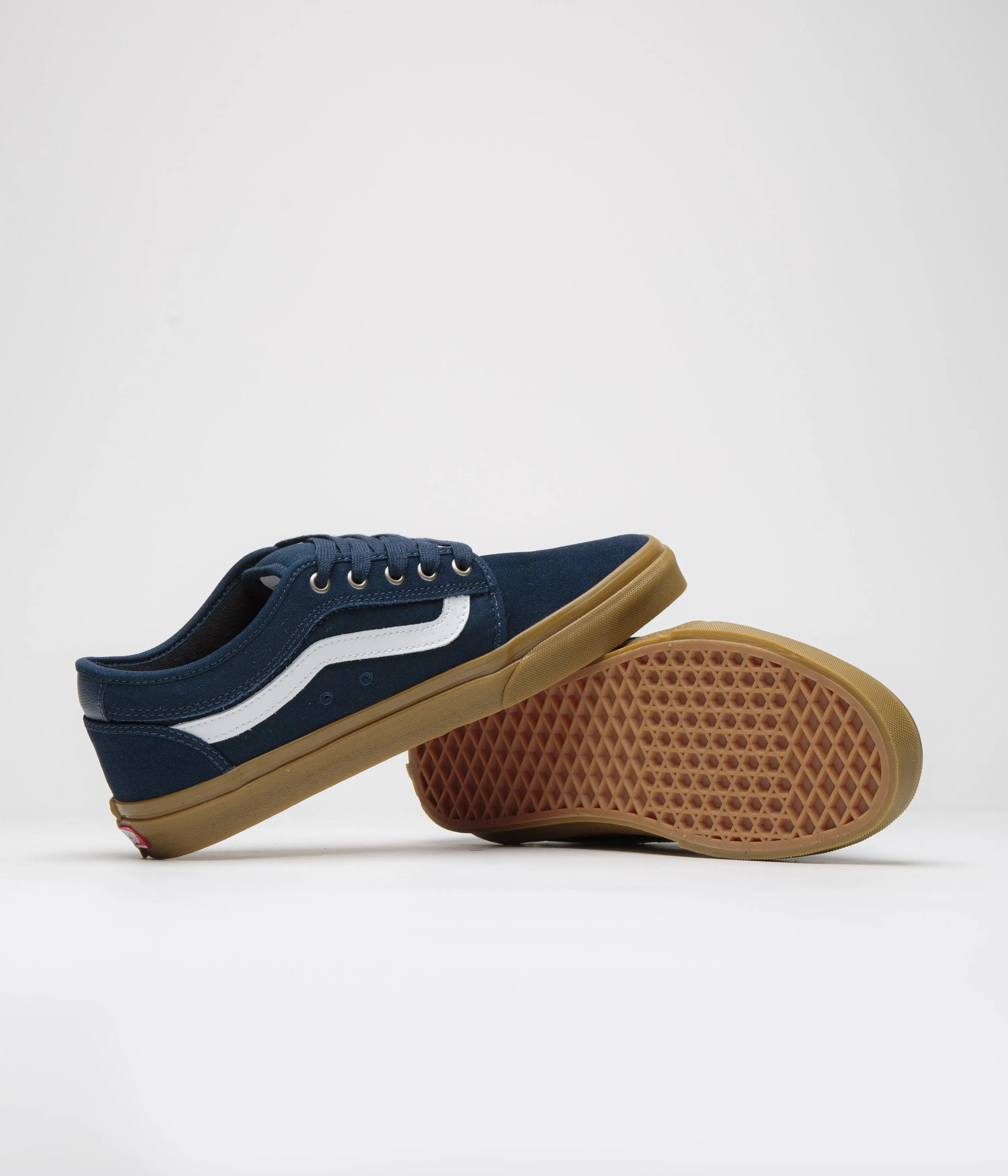 Vans Skate Chukka Low Sidestripe Shoes - Navy / Gum