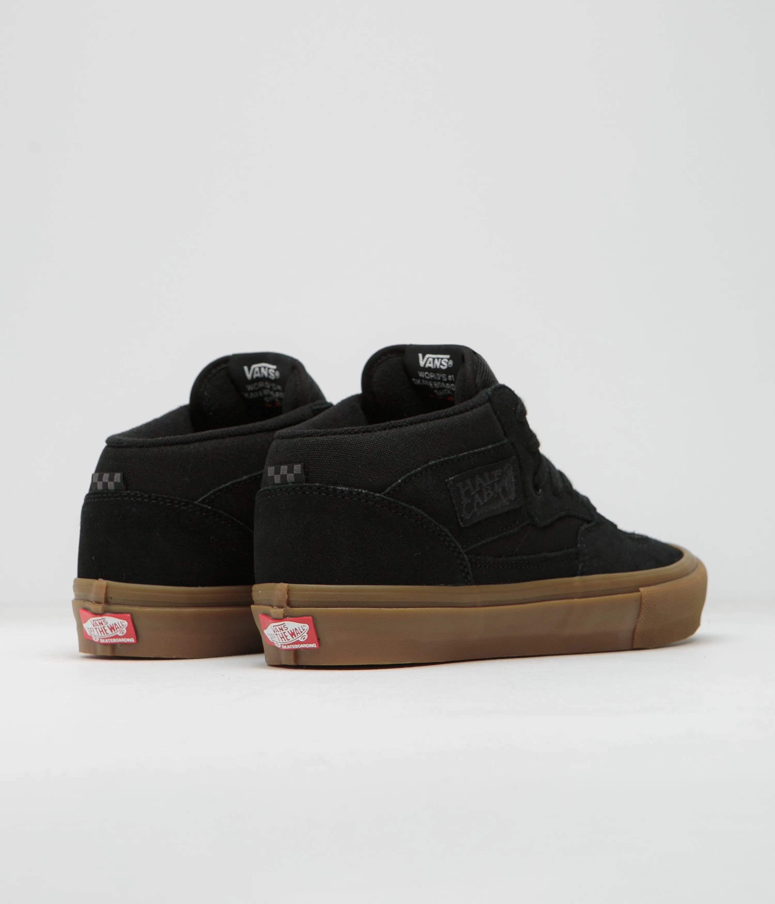 Vans Skate Half Cab Shoes - Black / Gum