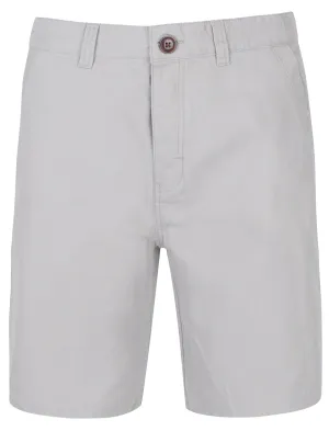 Volcanic Cotton Twill Chino Shorts In Paloma - Tokyo Laundry