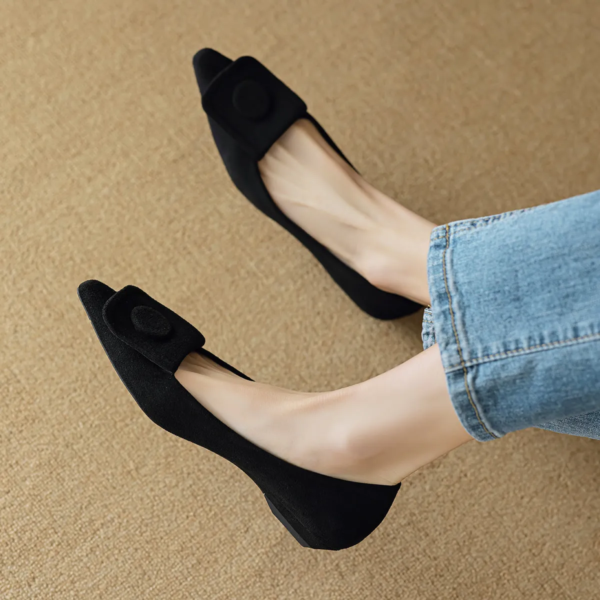 Women Retro Minimalism Casual Pointed Toe Flats