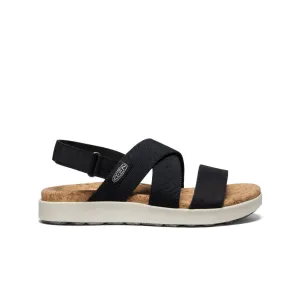 Women's Elle Criss Cross Sandal  |  Black/Birch