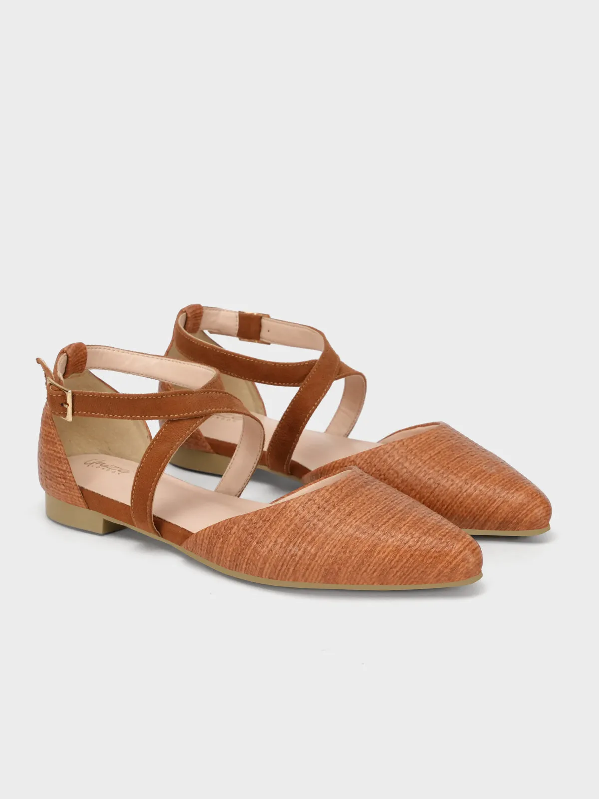 Women's "ROSETTA" Crossover Design Sandals