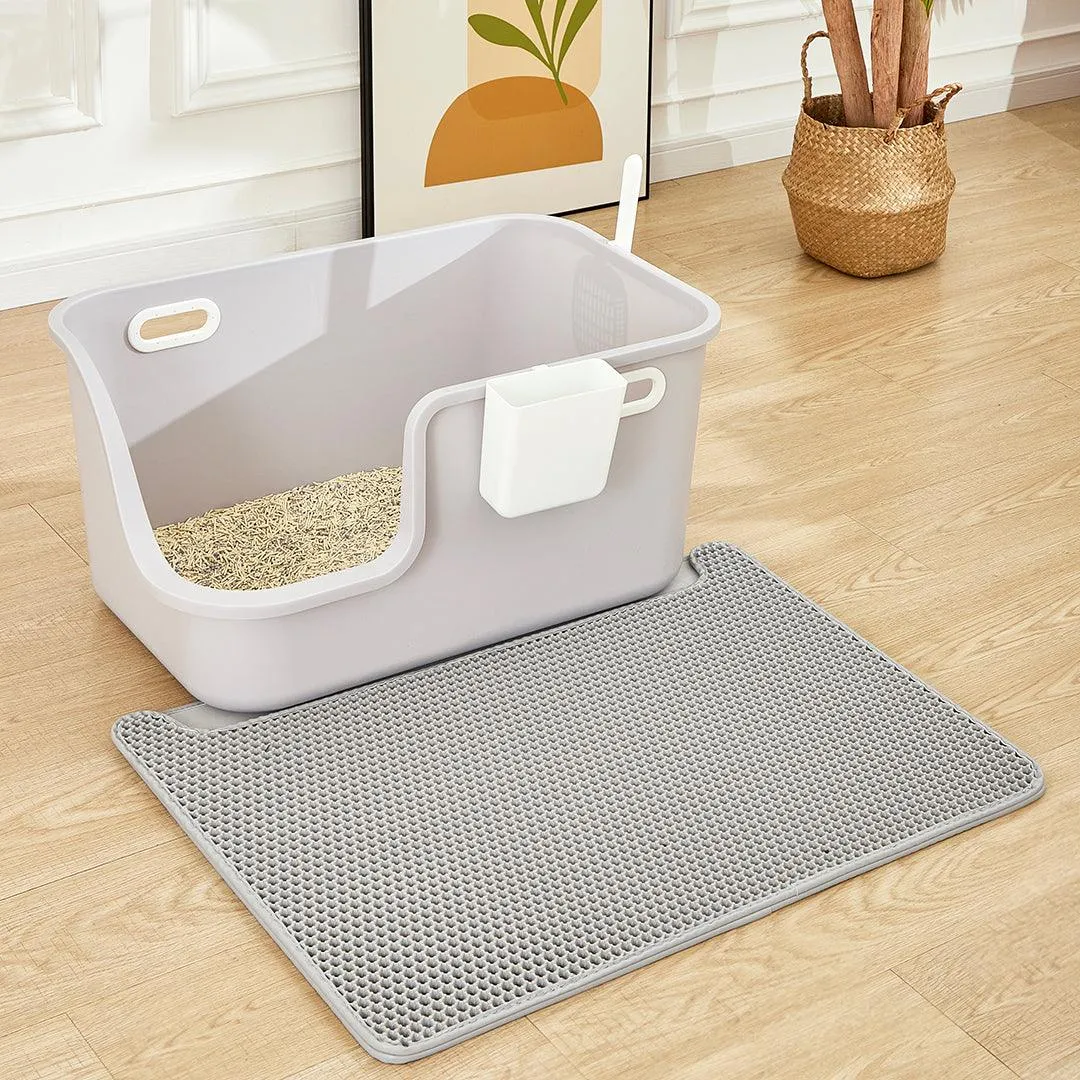 XXL Large Cat Litter Box for Large Cats with Scoop & Storage